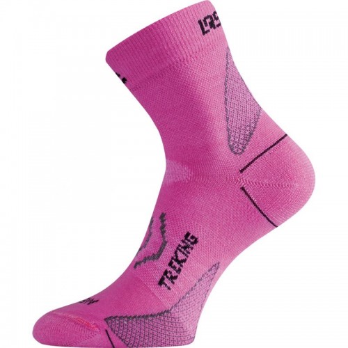 LASTING TNW trekingové a běžecké merino ponožky 498 (růžová)