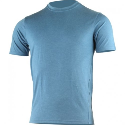 LASTING Lamar merino pánské tričko krátký rukáv 5454 (modrá) (gramáž 160g/m2, vlákno 18mikronů)